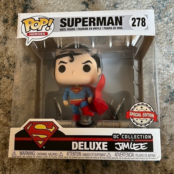 SPECIAL Edition Funko Pop! Superman Jim Lee Exclusive 278 - Picture 1 of 3